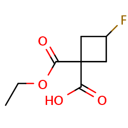 1-(ethoxycarbonyl)-3-fluorocyclobutane-1-carboxylicacidͼƬ