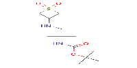 tert-butylN-{1-[(1,1-dioxo-1?-thietan-3-yl)amino]-2-methylpropan-2-yl}carbamateͼƬ