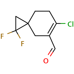 6-chloro-1,1-difluorospiro[2,5]oct-5-ene-5-carbaldehydeͼƬ