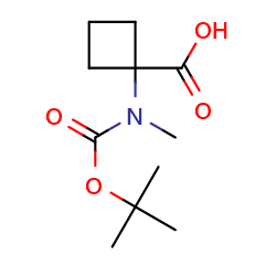 1-{[(tert-butoxy)carbonyl](methyl)amino}cyclobutane-1-carboxylicacidͼƬ