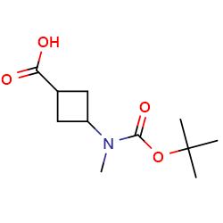 3-{[(tert-butoxy)carbonyl](methyl)amino}cyclobutane-1-carboxylicacidͼƬ