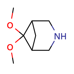 6,6-dimethoxy-3-azabicyclo[3,1,1]heptaneͼƬ