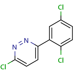 3-chloro-6-(2,5-dichlorophenyl)pyridazine图片