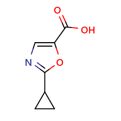 2-cyclopropyl-1,3-oxazole-5-carboxylicacidͼƬ