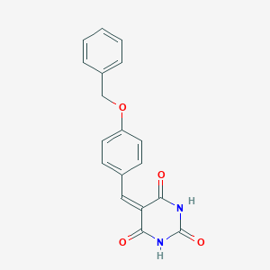 5-{[4-(benzyloxy)phenyl]methylene}-2,4,6(1H,3H,5H)-pyrimidinetrioneͼƬ