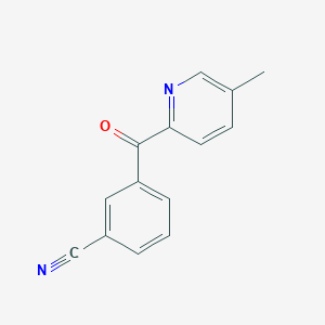 2-(3-Cyanobenzoyl)-5-methylpyridine图片