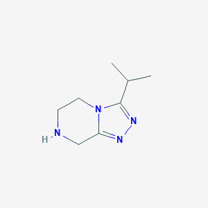 3-Isopropyl-5,6,7,8-tetrahydro-[1,2,4]triazolo[4,3-a]pyrazineͼƬ