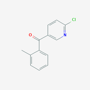 2-Chloro-5-(2-methylbenzoyl)pyridineͼƬ