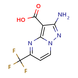 2-amino-5-(trifluoromethyl)pyrazolo[1,5-a]pyrimidine-3-carboxylicacidͼƬ