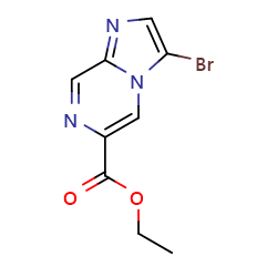 ethyl3-bromoimidazo[1,2-a]pyrazine-6-carboxylateͼƬ