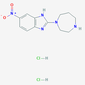 2-(1,4-diazepan-1-yl)-5-nitro-1H-1,3-benzodiazole dihydrochlorideͼƬ