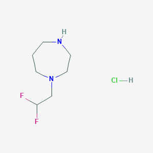 1-(2,2-difluoroethyl)-1,4-diazepane hydrochlorideͼƬ