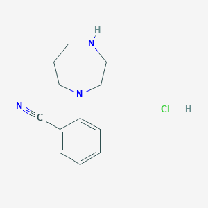 2-(1,4-diazepan-1-yl)benzonitrile hydrochlorideͼƬ