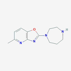 2-(1,4-Diazepan-1-yl)-5-methyl[1,3]oxazolo[4,5-b]pyridineͼƬ