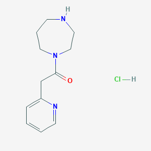 1-(1,4-Diazepan-1-yl)-2-(pyridin-2-yl)ethan-1-one HydrochlorideͼƬ