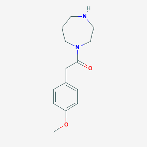 1-(1,4-Diazepan-1-yl)-2-(4-methoxyphenyl)ethan-1-oneͼƬ