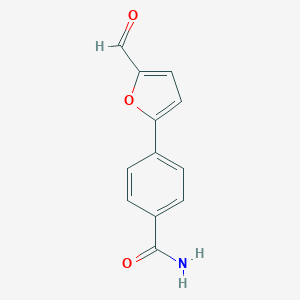 4-(5-formylfuran-2-yl)benzamide图片