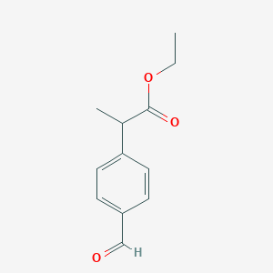 rac 2-(4-Formylphenyl)propionic Acid Ethyl Ester图片