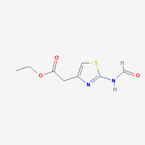 Ethyl 2-(2-formylaminothiazol-4-yl)acetateͼƬ