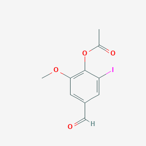 4-formyl-2-iodo-6-methoxyphenyl acetateͼƬ