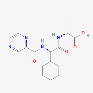 (2S)-2-Cyclohexyl-N-(2-pyrazinylcarbonyl)glycyl-3-methyl-d-valine图片