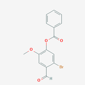 5-bromo-4-formyl-2-methoxyphenyl benzoateͼƬ