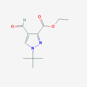 Ethyl 1-(tert-Butyl)-4-Formyl-1H-pyrazole-3-carboxylateͼƬ