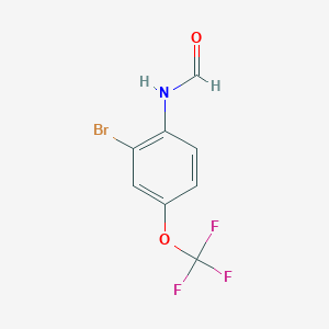 N-Formyl 2-bromo-4-trifluoromethoxyanilineͼƬ