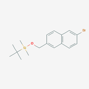 6-Bromo-2-(tert-butyldimethylsilyloxymethyl)naphthaleneͼƬ