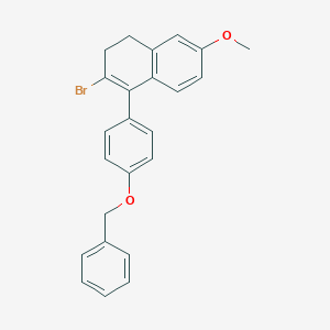 2-Bromo-3,4-dihydro-6-methoxy-1-[4-(phenylmethoxy)phenyl]naphthaleneͼƬ