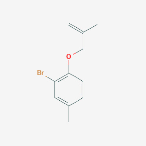 2-Bromo-4-methyl-1-[(2-methylprop-2-en-1-yl)oxy]benzeneͼƬ