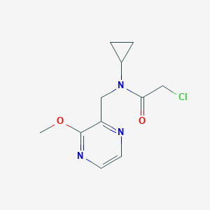 2-Chloro-N-cyclopropyl-N-(3-methoxy-pyrazin-2-ylmethyl)-acetamideͼƬ