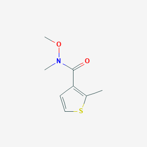 N-Methoxy-N,2-dimethylthiophene-3-carboxamide图片