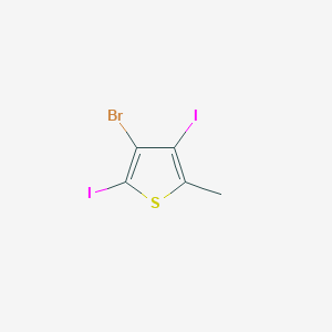 3-Bromo-2,4-diiodo-5-methylthiopheneͼƬ