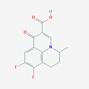 8,9-Difluoro-5-methyl-1-oxo-1,5,6,7-tetrahydropyrido[3,2,1-ij]quinoline-2-carboxylic AcidͼƬ