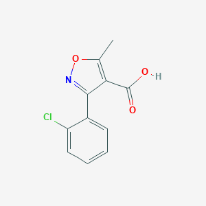 3-(2-Chlorophenyl)-5-methylisoxazole-4-carboxylic AcidͼƬ