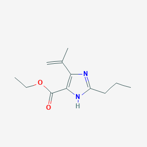 4-(1-Methylethenyl)-2-propyl-1H-imidazole-5-carboxylic Acid Ethyl EsterͼƬ