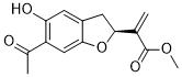 Methyl 2-(6-acetyl-5-hydroxy-2,3-dihydrobenzofuran-2-yl)propenoateͼƬ