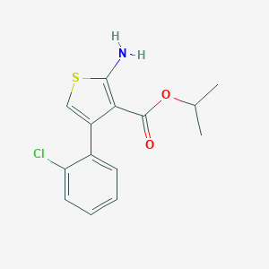 Isopropyl 2-amino-4-(2-chlorophenyl)thiophene-3-carboxylateͼƬ