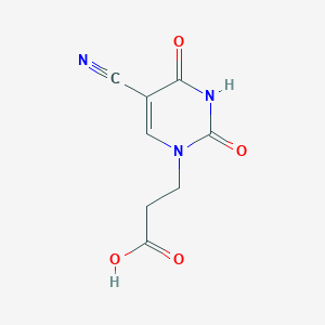 3-(5-Cyano-2,4-dioxo-3,4-dihydro-2H-pyrimidin-1-yl)-propionic AcidͼƬ