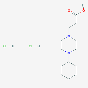 3-(4-Cyclohexyl-piperazin-1-yl)-propionic aciddihydrochlorideͼƬ