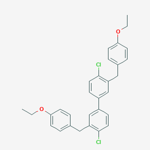 4,4'-Dichloro-3-(3-ethoxybenzyl)-3'-(4-ethoxybenzyl)-1,1'-biphenylͼƬ