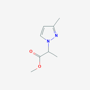 2-(3-Methyl-pyrazol-1-yl)-propionic acid methyl esterͼƬ