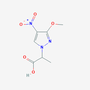 2-(3-Methoxy-4-nitro-pyrazol-1-yl)-propionic acidͼƬ