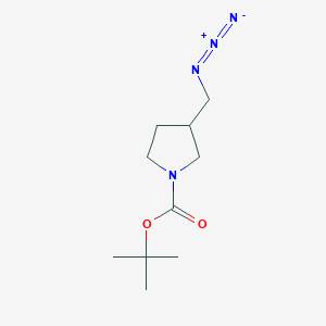 tert-Butyl 3-(Azidomethyl)pyrrolidine-1-carboxylateͼƬ