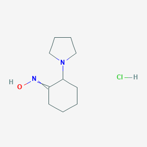 N-[2-(pyrrolidin-1-yl)cyclohexylidene]hydroxylamine hydrochlorideͼƬ