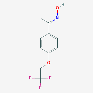 N-{1-[4-(2,2,2-trifluoroethoxy)phenyl]ethylidene}hydroxylamineͼƬ