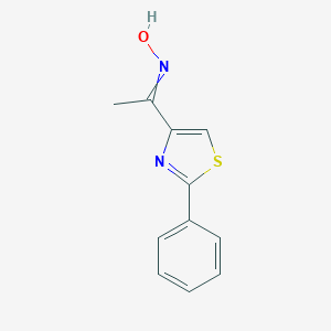 N-[1-(2-phenyl-1,3-thiazol-4-yl)ethylidene]hydroxylamine图片