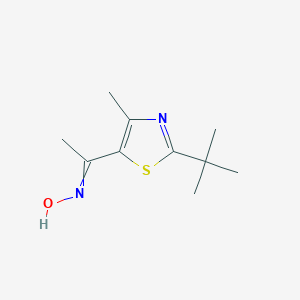 N-[1-(2-tert-Butyl-4-methyl-1,3-thiazol-5-yl)ethylidene]hydroxylamineͼƬ