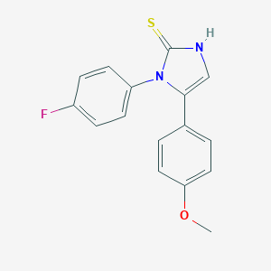 1-(4-Fluorophenyl)-5-(4-methoxyphenyl)-1,3-dihydro-2H-imidazole-2-thioneͼƬ